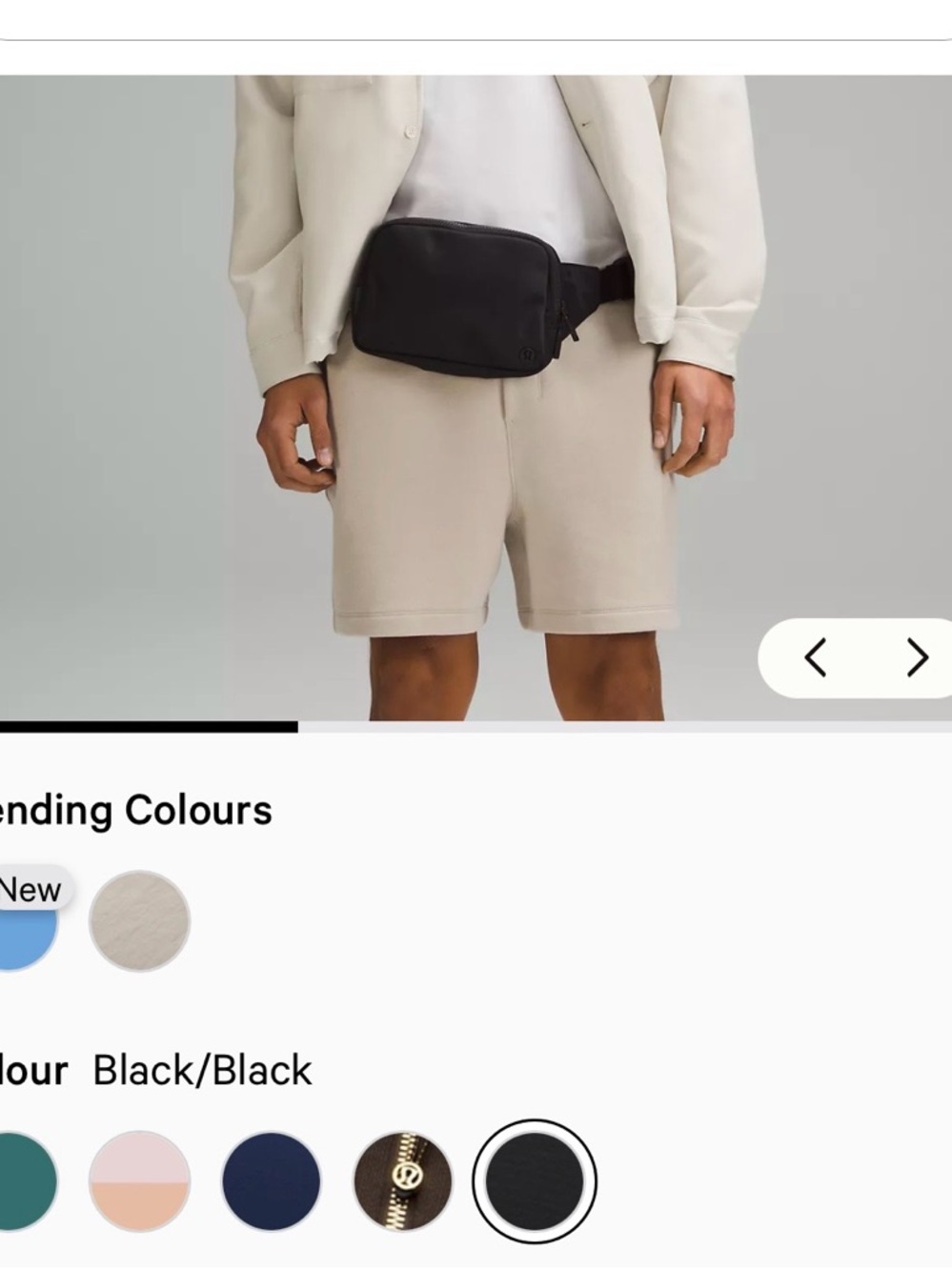 lululemon athletica Black large Fanny pack $48 - Picture 5 of 9